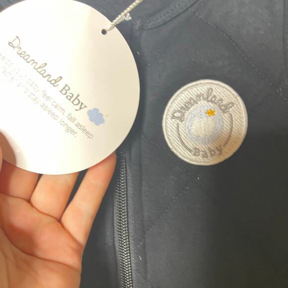 New Dreamland Dream heavy Sleep Sack in Black Sz M medium 6-12M - Picture 6 of 8